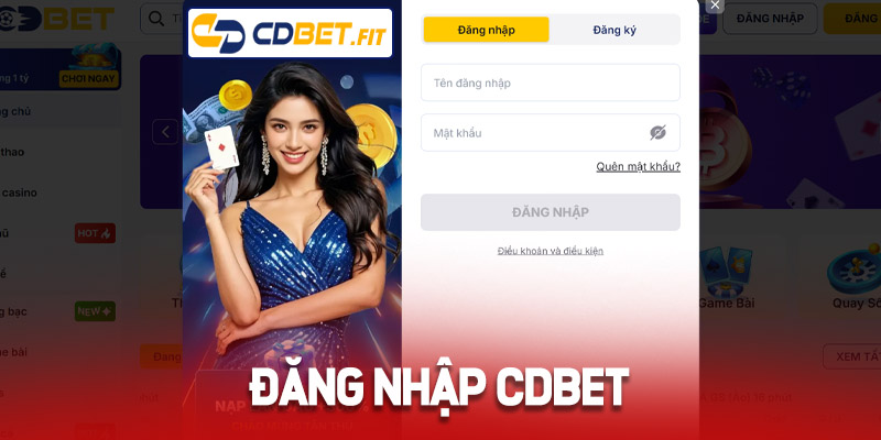 Chi tiết các bước đăng nhập Cdbet nhanh chóng