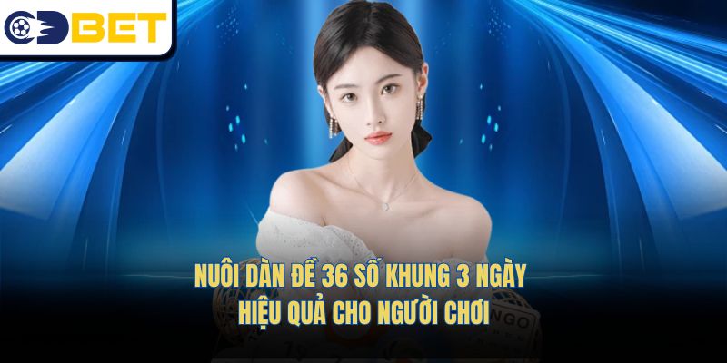 Nuôi Dàn Đề 36 Số Khung 3 Ngày – Hiệu Quả Cho Người Chơi